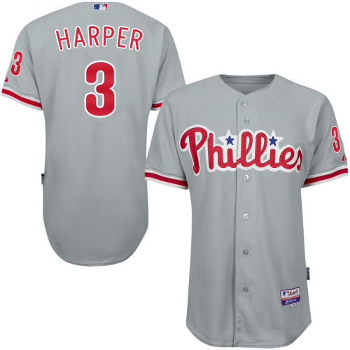 bryce harper grey jersey