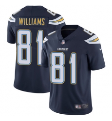 Youth Nike Los Angeles Chargers #81 Mike Williams Navy Blue Team Color Vapor Untouchable Elite Player NFL Jersey