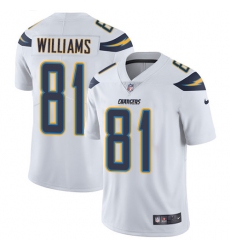 Youth Nike Los Angeles Chargers #81 Mike Williams White Vapor Untouchable Elite Player NFL Jersey