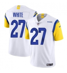 Men's Los Angeles Rams #27 Tre'Davious White White Vapor Untouchable Football Stitched Jersey