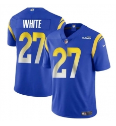 Youth Los Angeles Rams #27 Tre'Davious White Blue Vapor Untouchable Football Stitched Jersey