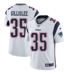 Youth Nike New England Patriots #35 Mike Gillislee White Vapor Untouchable Limited Player NFL Jersey