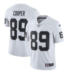 Men's Nike Oakland Raiders #89 Amari Cooper White Vapor Untouchable Limited Player NFL Jersey