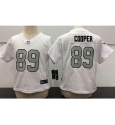 Toddler Oakland Raiders #89 Amari Cooper White 2016 Color Rush Stitched NFL Nike Jersey