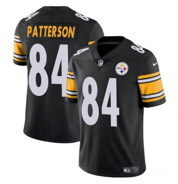 Men's Pittsburgh Steelers #84 Cordarrelle Patterson Black Vapor Untouchable Limited Football Stitched Jersey