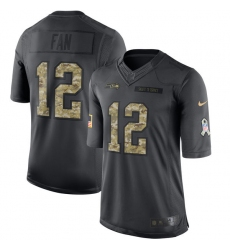 Youth Nike Seattle Seahawks 12th Fan Limited Black 2016 Salute to Service NFL Jersey Youth Nike Seattle Seahawks 12th Fan Limited Black 2016 Salute to Service NFL Jersey