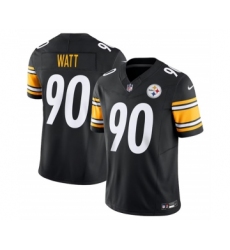 Men's Nike Pittsburgh Steelers #90 T.J. Watt Black 2023 F.U.S.E. Vapor Untouchable Limited Stitched Jersey Men's Nike Pittsburgh Steelers #90 T.J. Watt Black 2023 F.U.S.E. Vapor Untouchable Limited Stitched Jersey