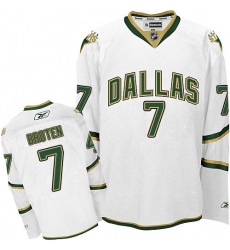 Men's Reebok Dallas Stars #7 Neal Broten Premier White Third NHL Jersey