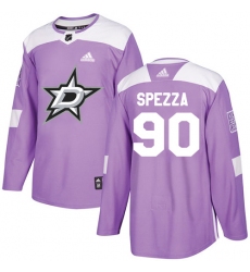 Youth Adidas Dallas Stars #90 Jason Spezza Authentic Purple Fights Cancer Practice NHL Jersey