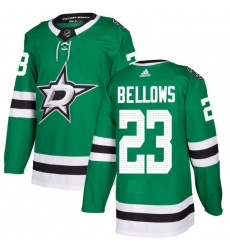 Youth Adidas Dallas Stars #23 Brian Bellows Premier Green Home NHL Jersey
