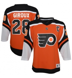 Youth Philadelphia Flyers #28 Claude Giroux Orange 2020-21 Special Edition Replica Player Jersey