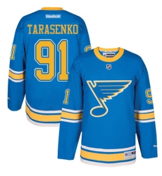 Youth Reebok St. Louis Blues #91 Vladimir Tarasenko Premier Blue 2017 Winter Classic NHL Jersey