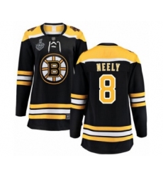 Women's Boston Bruins #8 Cam Neely Authentic Black Home Fanatics Branded Breakaway 2019 Stanley Cup Final Bound Hockey Jersey