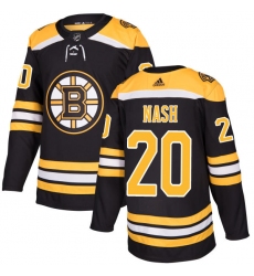 Youth Adidas Boston Bruins #20 Riley Nash Premier Black Home NHL Jersey