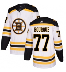Women's Adidas Boston Bruins #77 Ray Bourque Authentic White Away NHL Jersey