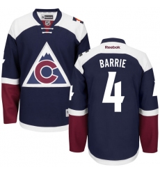 Women's Reebok Colorado Avalanche #4 Tyson Barrie Premier Blue Third NHL Jersey