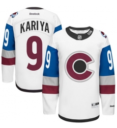 Men's Reebok Colorado Avalanche #9 Paul Kariya Premier White 2016 Stadium Series NHL Jersey