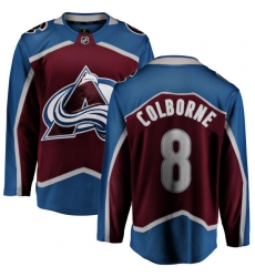 Men's Colorado Avalanche #8 Joe Colborne Fanatics Branded Maroon Home Breakaway NHL Jersey