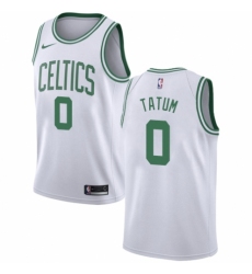 Women's Nike Boston Celtics #0 Jayson Tatum Swingman White NBA Jersey - Association Edition