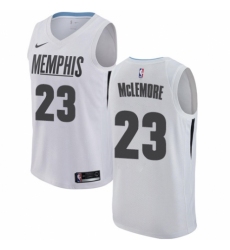 Women's Nike Memphis Grizzlies #23 Ben McLemore Swingman White NBA Jersey - City Edition