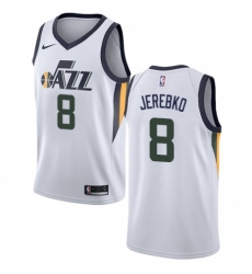 Men's Nike Utah Jazz #8 Jonas Jerebko Authentic NBA Jersey - Association Edition