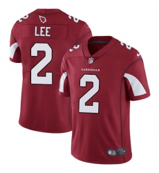 Men's Nike Arizona Cardinals #2 Andy Lee Red Team Color Vapor Untouchable Limited Player NFL Jersey