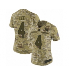 Women's Arizona Cardinals #4 Andy Lee Limited Camo 2018 Salute to Service Football Jersey