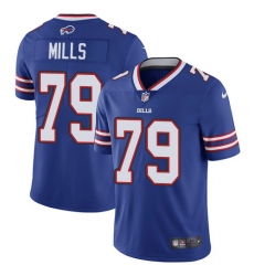 Youth Nike Buffalo Bills #79 Jordan Mills Royal Blue Team Color Vapor Untouchable Limited Player NFL Jersey