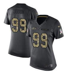 Women's Nike Baltimore Ravens #99 Matt Judon Limited Black 2016 Salute to Service NFL Jersey