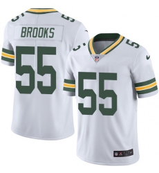 Men's Nike Green Bay Packers #55 Ahmad Brooks White Vapor Untouchable Limited Player NFL Jersey