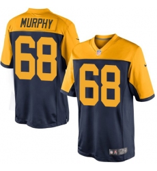 Youth Nike Green Bay Packers #68 Kyle Murphy Navy Blue Alternate Vapor Untouchable Elite Player NFL Jersey