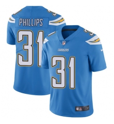 Men's Nike Los Angeles Chargers #31 Adrian Phillips Electric Blue Alternate Vapor Untouchable Limited Player NFL Jersey
