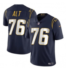 Youth Los Angeles Chargers #76 Joe Alt Navy 2024 Draft Vapor Limited Football Stitched Jersey
