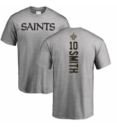 NFL Nike New Orleans Saints #10 Tre'Quan Smith Ash Backer T-Shirt