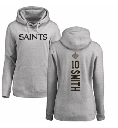 NFL Women's Nike New Orleans Saints #10 Tre'Quan Smith Ash Backer Pullover Hoodie