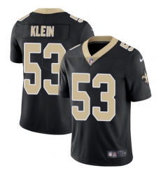 Youth Nike New Orleans Saints #53 A.J. Klein Black Team Color Vapor Untouchable Limited Player NFL Jersey