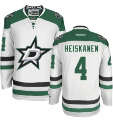 Youth Reebok Dallas Stars #4 Miro Heiskanen Authentic White Away NHL Jersey