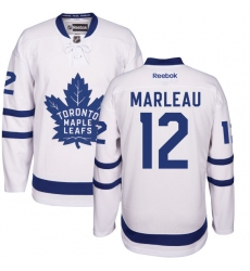 Men's Reebok Toronto Maple Leafs #12 Patrick Marleau Authentic White Away NHL Jersey
