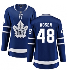 Women's Toronto Maple Leafs #48 Calle Rosen Fanatics Branded Royal Blue Home Breakaway NHL Jersey