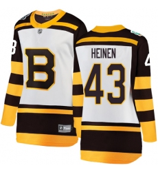 Women's Boston Bruins #43 Danton Heinen White 2019 Winter Classic Fanatics Branded Breakaway NHL Jersey