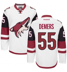 Youth Reebok Arizona Coyotes #55 Jason Demers Authentic White Away NHL Jersey