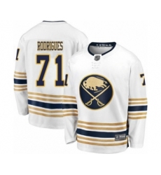 Youth Buffalo Sabres #71 Evan Rodrigues Fanatics Branded White 50th Season Breakaway Hockey Jersey