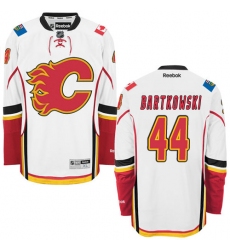 Youth Reebok Calgary Flames #44 Matt Bartkowski Authentic White Away NHL Jersey