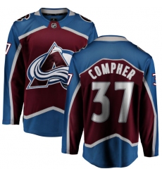 Men's Colorado Avalanche #37 J.T. Compher Fanatics Branded Maroon Home Breakaway NHL Jersey