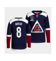 Men's Colorado Avalanche #8 Cale Makar 2022 Navy Stanley Cup Champions Patch Stitched Jersey
