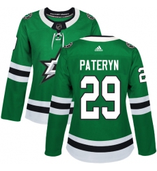 Women's Adidas Dallas Stars #29 Greg Pateryn Premier Green Home NHL Jersey