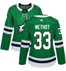 Women's Adidas Dallas Stars #33 Marc Methot Premier Green Home NHL Jersey