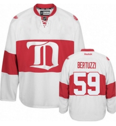 Youth Reebok Detroit Red Wings #59 Tyler Bertuzzi Premier White Third NHL Jersey