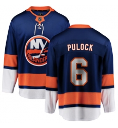 Men's New York Islanders #6 Ryan Pulock Fanatics Branded Royal Blue Home Breakaway NHL Jersey