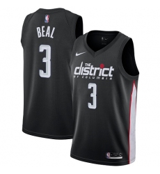 Women's Nike Washington Wizards #3 Bradley Beal Swingman Black NBA Jersey - City Edition